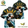 NFL Green Bay Packers Mickey Mouse Surfing Custom Name Hawaiian Shirt