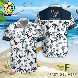 NFL Houston Texans Coconut Logo Beach Hawaiian Shirt