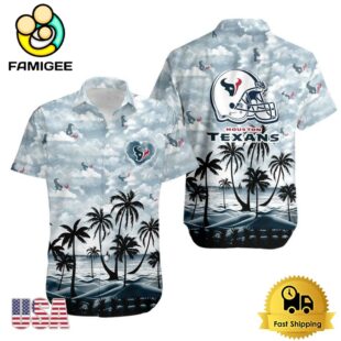 NFL Houston Texans Coconut Palms Limited Edition Hawaiian Shirt