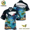 NFL Houston Texans Hawaii Beach Custom Name Hawaiian Shirt