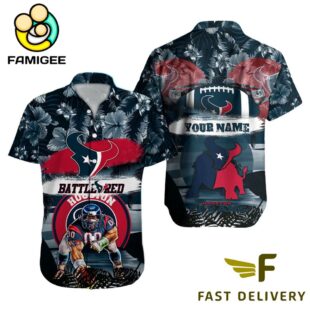 NFL Houston Texans Mascot Football Hawaiian Shirt