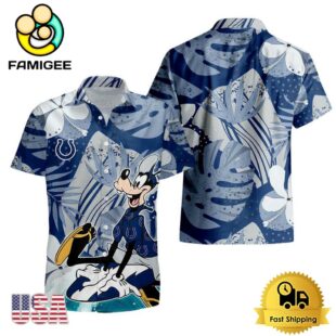 NFL Indianapolis Colts Goofy Disney Limited Edition Hawaiian Shirt
