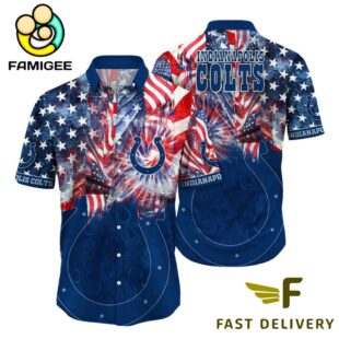 NFL Indianapolis Colts Independence Day Hawaiian Shirt