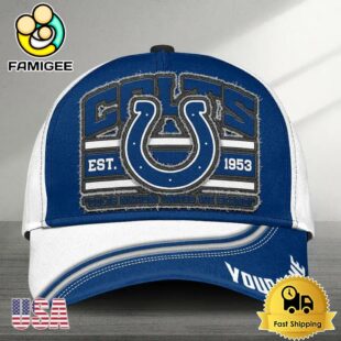 NFL Indianapolis Colts Logo Team New Design Custom Embroidered Cap