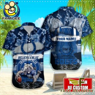 NFL Indianapolis Colts Mascot Football Hawaiian Shirt