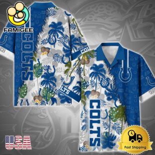 NFL Indianapolis Colts Tropical Style Custom Hawaiian Shirt