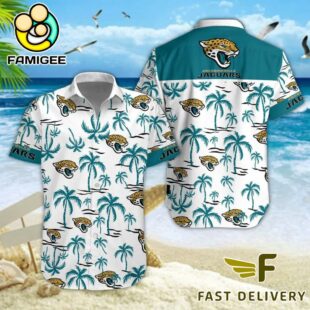 NFL Jacksonville Jaguars Coconut Logo Beach Hawaiian Shirt