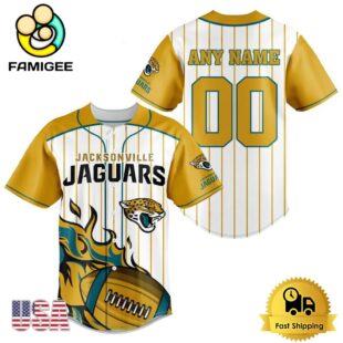 NFL Jacksonville Jaguars Game Day Ready Custom Baseball Jersey
