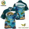 NFL Jacksonville Jaguars Hawaii Beach Custom Name Hawaiian Shirt