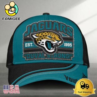 NFL Jacksonville Jaguars Logo Team New Design Custom Embroidered Cap