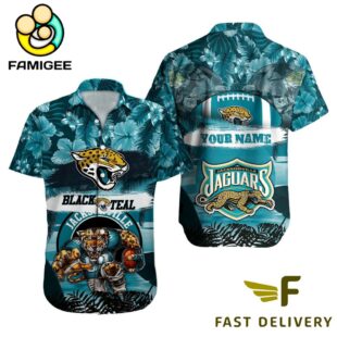 NFL Jacksonville Jaguars Mascot Football Hawaiian Shirt