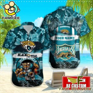 NFL Jacksonville Jaguars Mascot Football Hawaiian Shirt