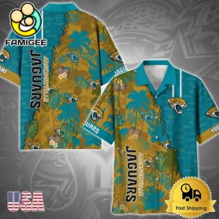 NFL Jacksonville Jaguars Tropical Style Custom Hawaiian Shirt