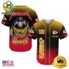 NFL Kansas City Chiefs And Metallica Tour 2025 Custom Baseball Jersey