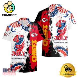 NFL Kansas City Chiefs Happy Independence Day Hawaiian Shirt