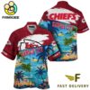 NFL Kansas City Chiefs Hawaii Beach Custom Name Hawaiian Shirt