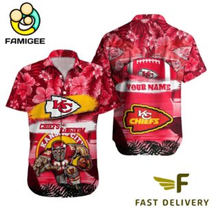 NFL Kansas City Chiefs Mascot Football Hawaiian Shirt