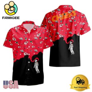 NFL Kansas City Chiefs Universal Astronaut Pattern Hawaiian Shirt