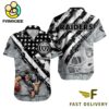 NFL Las Vegas Raiders Football American Flag Mascot Custom Name Hawaiian Shirt