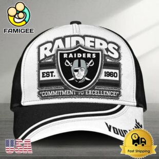 NFL Las Vegas Raiders Logo Team New Design Custom Embroidered Cap
