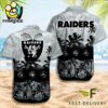 NFL Las Vegas Raiders Logo Team Vintage Hawaiian Shirt