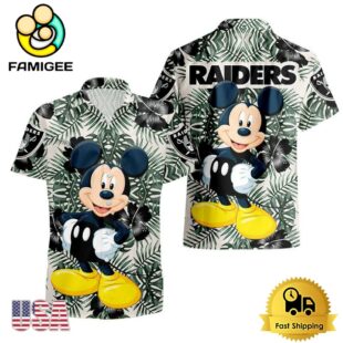 NFL Las Vegas Raiders Mickey Disney Limited Edition Hawaiian Shirt