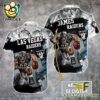 NFL Las Vegas Raiders Warrior Mascot Custom Name Hawaiian Shirt