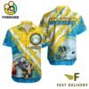 NFL Los Angeles Chargers Football American Flag Mascot Custom Name Hawaiian Shirt