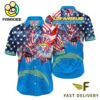 NFL Los Angeles Chargers Independence Day Hawaiian Shirt