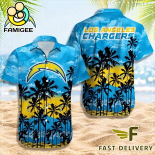 NFL Los Angeles Chargers Logo Team Vintage Hawaiian Shirt