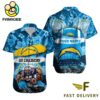NFL Los Angeles Chargers Mascot Football Hawaiian Shirt