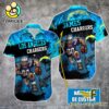 NFL Los Angeles Chargers Warrior Mascot Custom Name Hawaiian Shirt