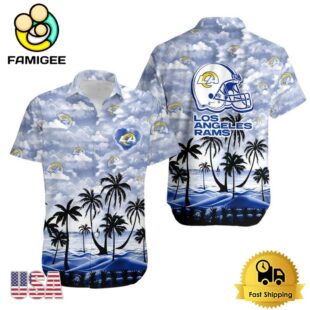 NFL Los Angeles Rams Coconut Palms Limited Edition Hawaiian Shirt