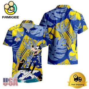 NFL Los Angeles Rams Goofy Disney Limited Edition Hawaiian Shirt