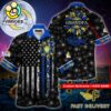 NFL Los Angeles Rams Happy Mother Day And Happy Father Day Custom Name Hawaiian Shirt