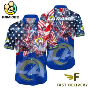NFL Los Angeles Rams Independence Day Hawaiian Shirt