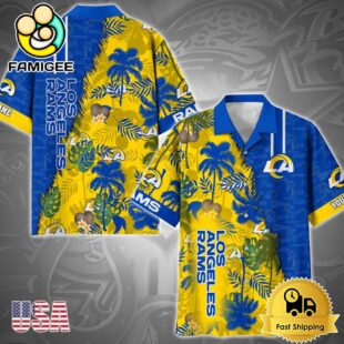 NFL Los Angeles Rams Tropical Style Custom Hawaiian Shirt