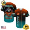 NFL Miami Dolphins And Metallica Tour 2025 Custom Baseball Jersey