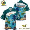 NFL Miami Dolphins Hawaii Beach Custom Name Hawaiian Shirt