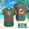 NFL Miami Dolphins Vintage Style Custom Name Hawaiian Shirt