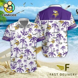 NFL Minnesota Vikings Coconut Logo Beach Hawaiian Shirt