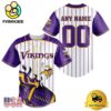 NFL Minnesota Vikings Game Day Ready Custom Baseball Jersey