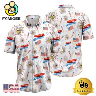 NFL Minnesota Vikings Happy 4th Of July Hawaiian Shirt