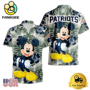 NFL New England Patriots Mickey Disney Limited Edition Hawaiian Shirt
