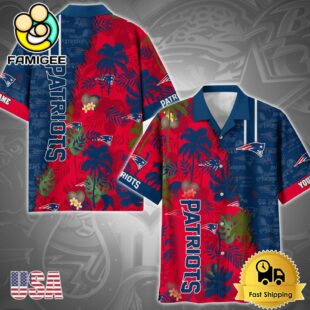 NFL New England Patriots Tropical Style Custom Hawaiian Shirt