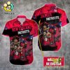 NFL New England Patriots Warrior Mascot Custom Name Hawaiian Shirt