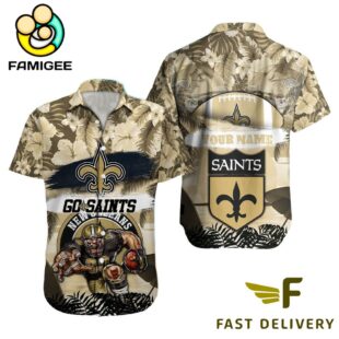 NFL New Orleans Saints Mascot Football Hawaiian Shirt