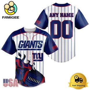 NFL New York Giants Game Day Ready Custom Baseball Jersey