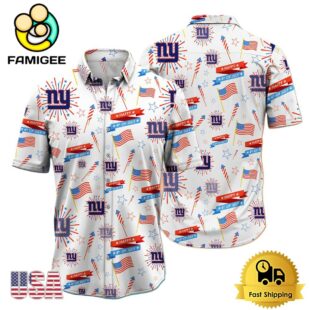 NFL New York Giants Happy 4th Of July Hawaiian Shirt