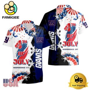 NFL New York Giants Happy Independence Day Hawaiian Shirt